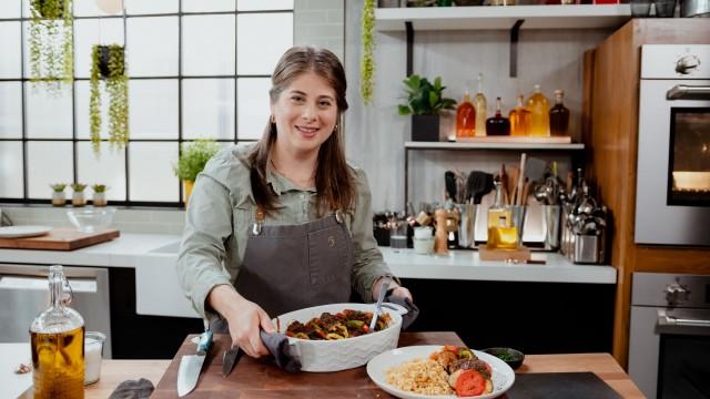 Tian debabs et légumes / Pilaf vermicelle et boulgour amrénien