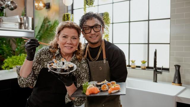 Riz sushi base / Hosomakis avocat / Futomakis saumon épicé