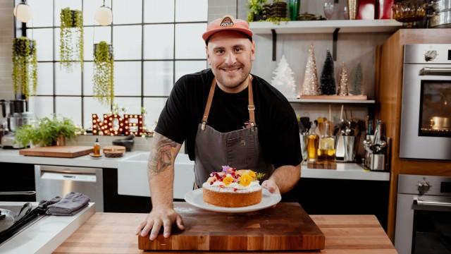 Poires canneberges séchées / Blondie à l'érable et kamut