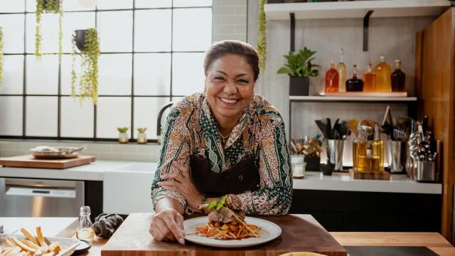 Cuisses de canard rôties aux épices et légumes poêlées