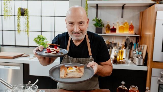 Crêpe de sarrasin nature / Crêpe au jambon, fromage, œufs, champignons