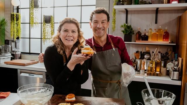 Gougères cacio e pepe / Zeppole
