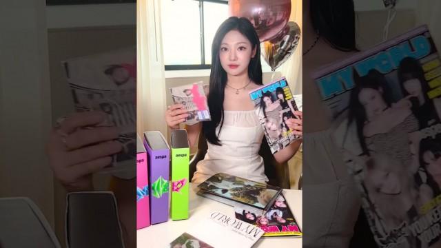 Unboxing 'MY WORLD' Album with NPC aespa