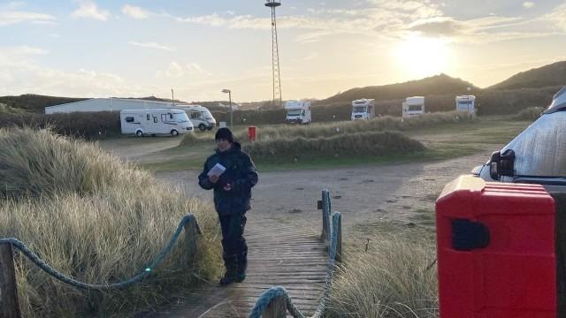 Sylt - Winter, Wellen, Wohnmobile