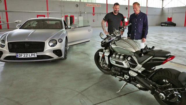 Auto vs. Motorrad – Bentley vs. Triumph | Elektro-Check: smart #1 BRABUS |​ Oldtimer im Alltag: Hummer H1