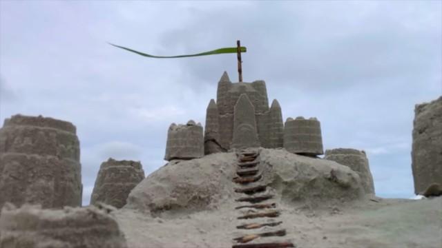 How to Build a Sandcastle for Kids