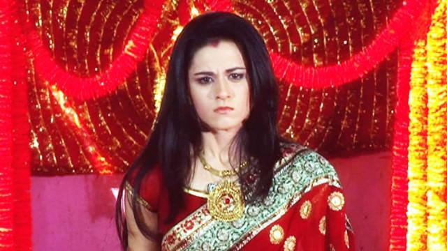 Distressed Priya Visits A Temple