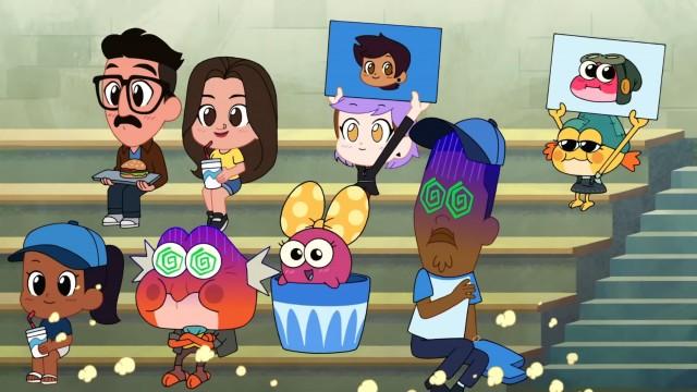 Disney Chibis Play Baseball