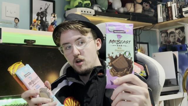 Meme Man Tries Feastables MrBeast Chocolates