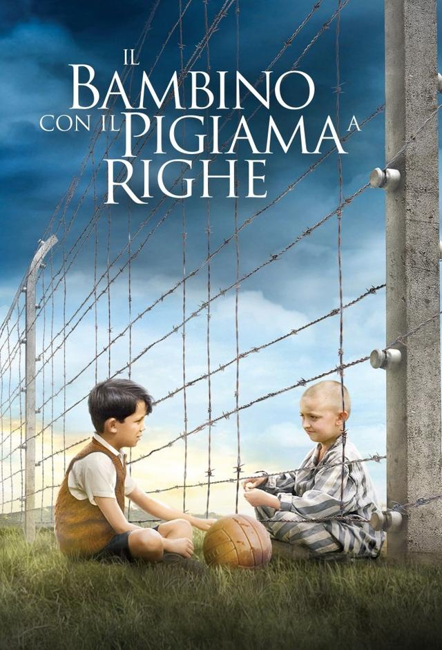 Il bambino con il pigiama a righe