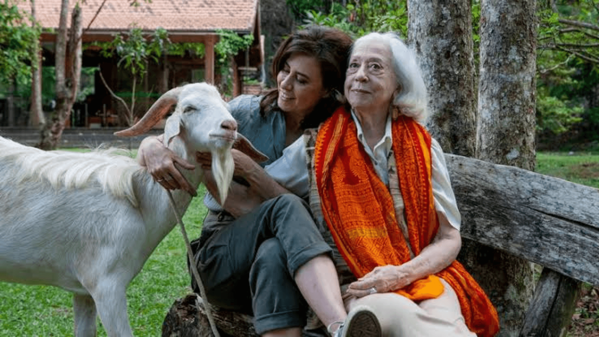 Gilda, Lúcia and the goat
