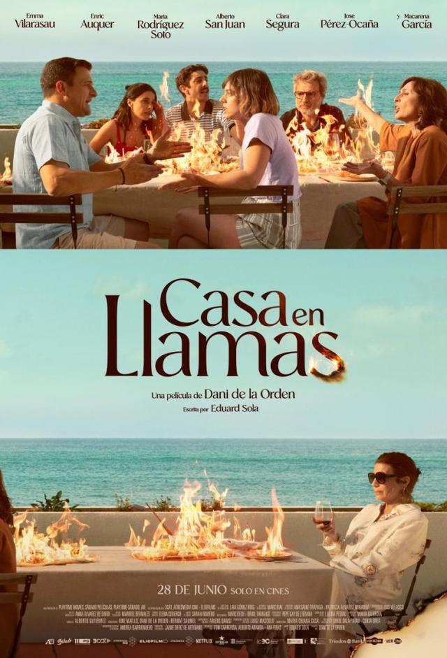 Casa en llamas