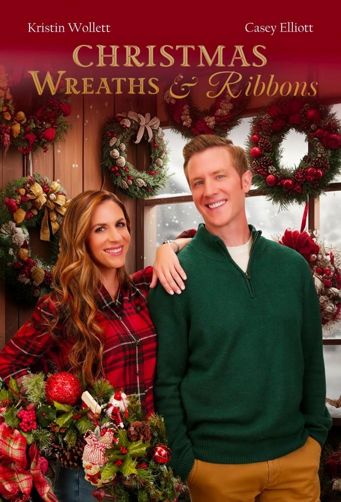 Christmas Wreaths and Ribbons