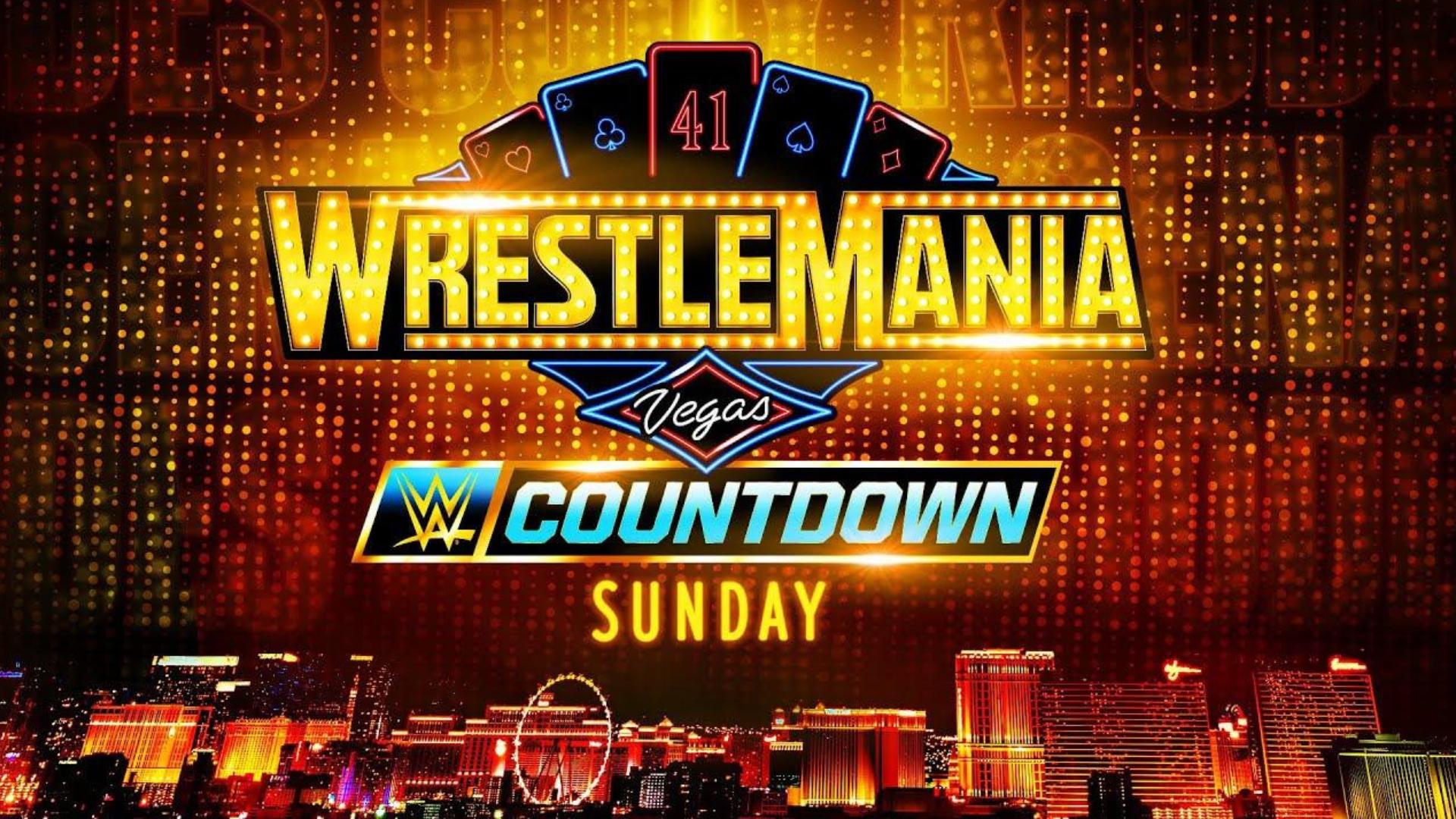 WWE Countdown to WrestleMania 41 Sunday