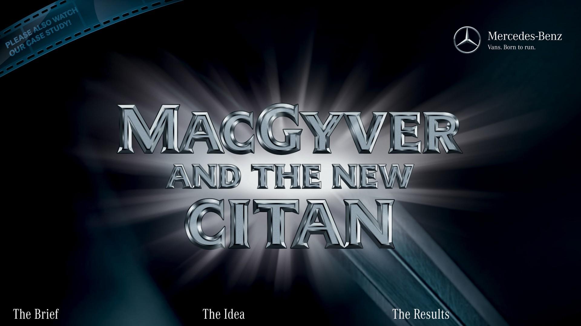 Mercedes-Benz: MacGyver and the new Citan