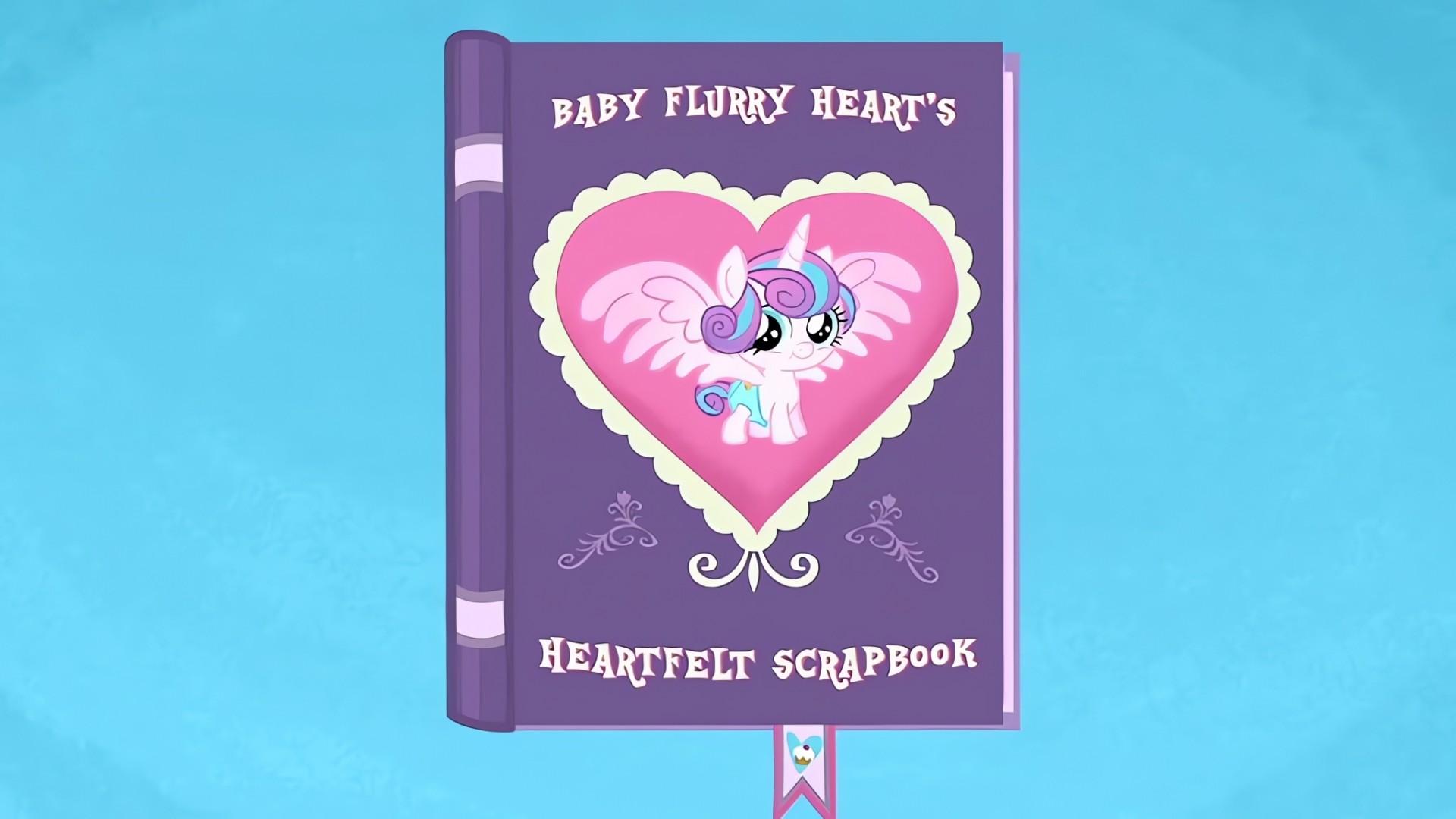 Baby Flurry Hearts Heartfelt Scrapbook