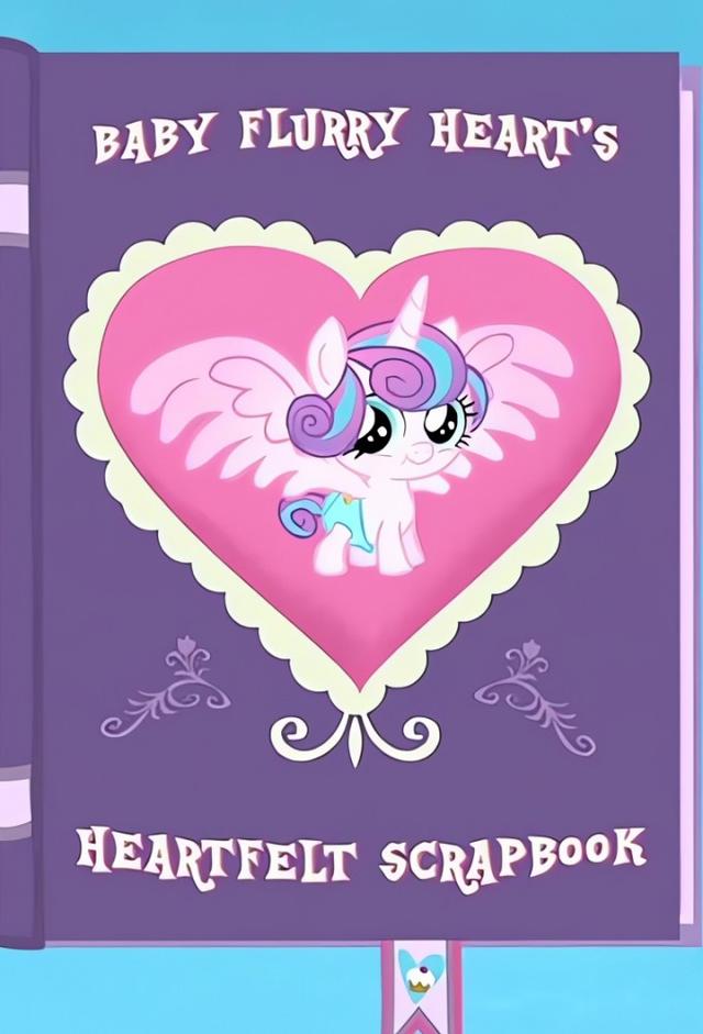 Baby Flurry Hearts Heartfelt Scrapbook