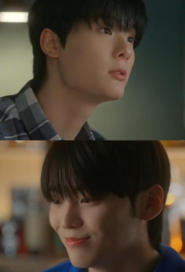 체크 남방을 입은 사내