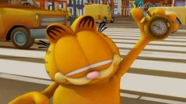 Garfield, der Herrscher über die Zeit