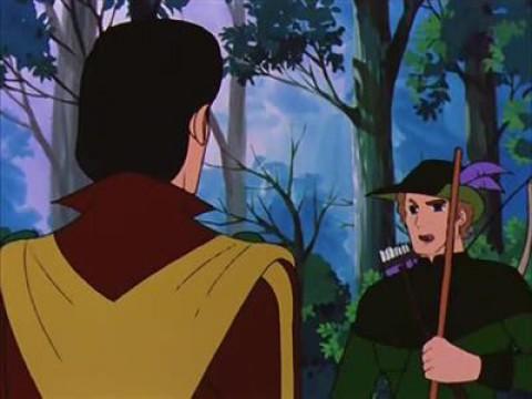 Robin Hood nella foresta