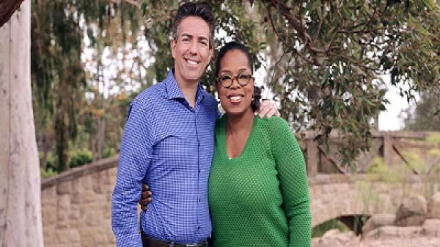 Oprah and The Humane Society of The United States President/CEO Wayne Pacelle