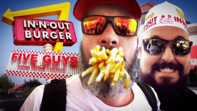 Qual o melhor Hambúrguer? In-N-Out ou Five Guys? | Sr. K Visita