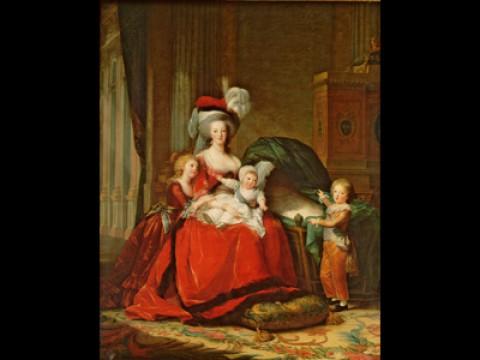 "Marie-Antoinette de Lorraine-Habsbourg, reine de France et ses enfants" d'Élisabeth Vigée Le Brun (1787)