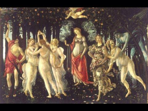 "Le printemps" de Sandro Botticelli (1482)