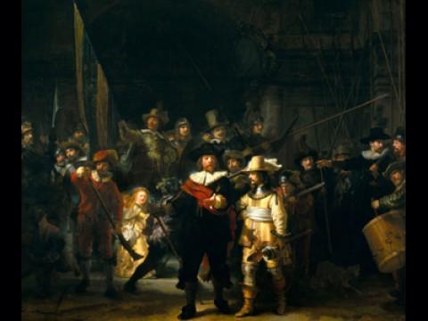 "La ronde de nuit" de Rembrandt (1642)