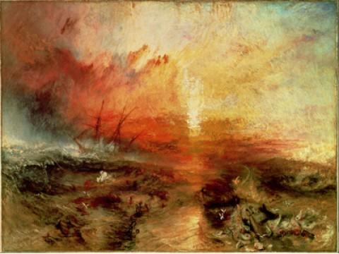"Le Négrier" de J.M.W Turner (1840)