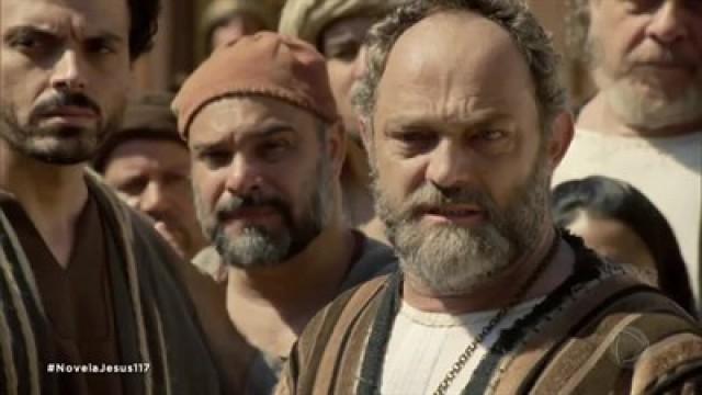 Caiaphas orders a man to be arrested for being a Jesus