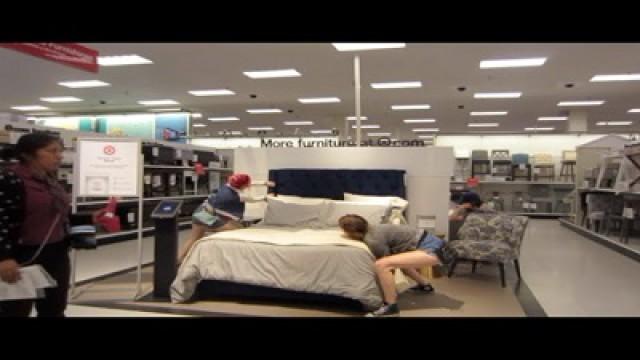 WE TRIED TO STEAL A BED FROM TARGET AND DIED