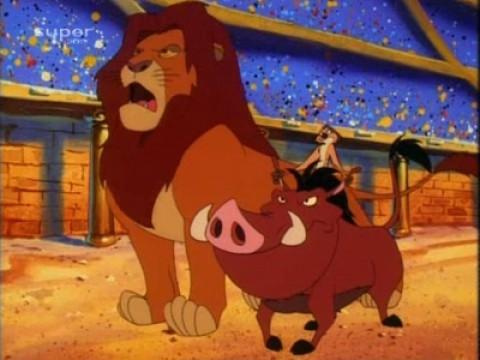 Timon & Pumbaa als Gladiatoren