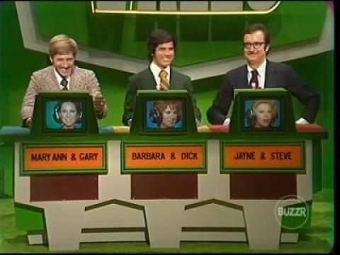 TATTLETALES: FRIDAY MARCH 15, 1974 ON CBS-TV (MR. GARY COLLINS & MRS. MARY ANN MOBLEY, MR. RICHARD "DICK" GAUTIER & MRS. BARBARA STUART and MR. STEVE ALLEN & MRS. JAYNE MEADOWS.)