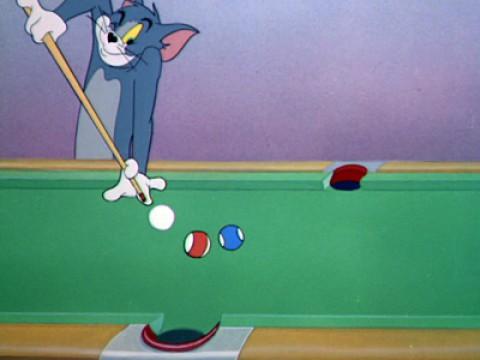 Tom et Jerry au billard
