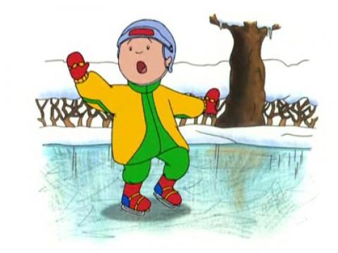 Caillou Learns to Skate
