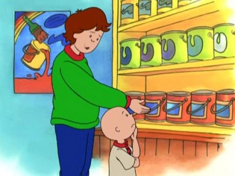Caillou and Daddy