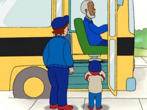 El autobús de la escuela de Caillou