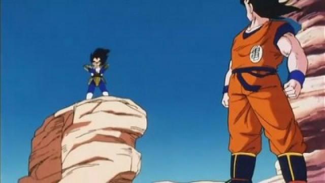 ¡Batalla ardiente sin límites! Goku contra Vegeta