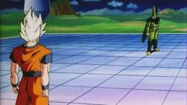Goku e Gohan fine dell'allenamento