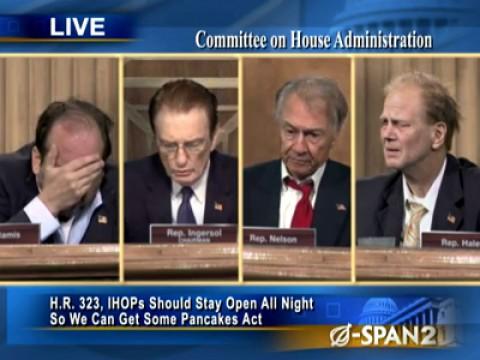 Congressmen Submit Emergency 3 AM Bill Demanding IHOP Stay Open All Night