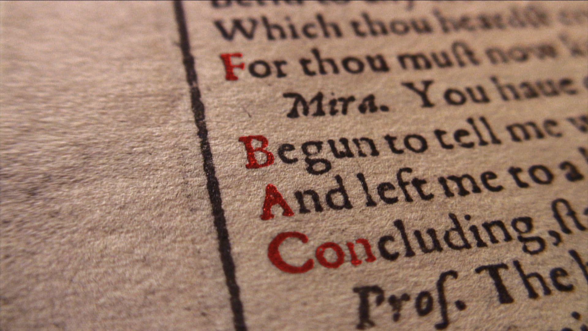 The Shakespeare Code