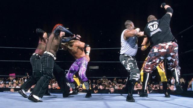 Hardy Boyz vs. Dudley Boyz vs. Edge & Christian