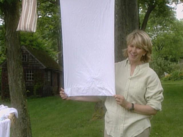 Rigging a Clothesline; Clothespin Bag; Hangers