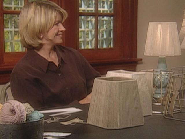 Setting Up a Stereo Cabinet; Homemade String Lampshade