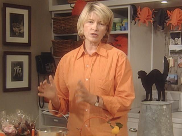 Halloween Cupcakes; Crepe Paper Costumes; Halloween Lanterns