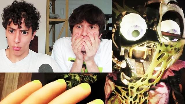 FNAF but we can't fake our reactions