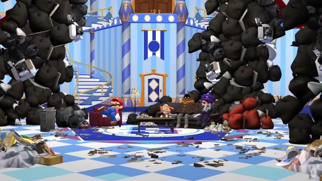 Mario Cleans The House