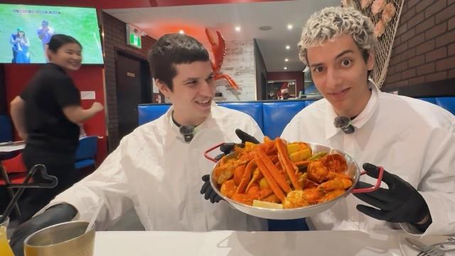 Seafood Boil Mukbang 900K Special