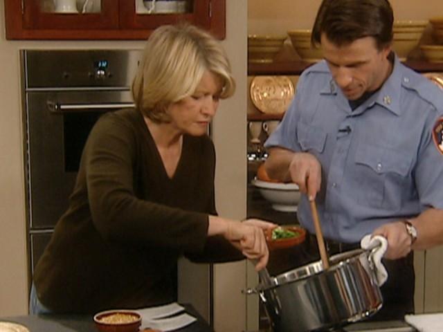 Superbowl Party: Chili; Eggplant Caviar; Cornbread